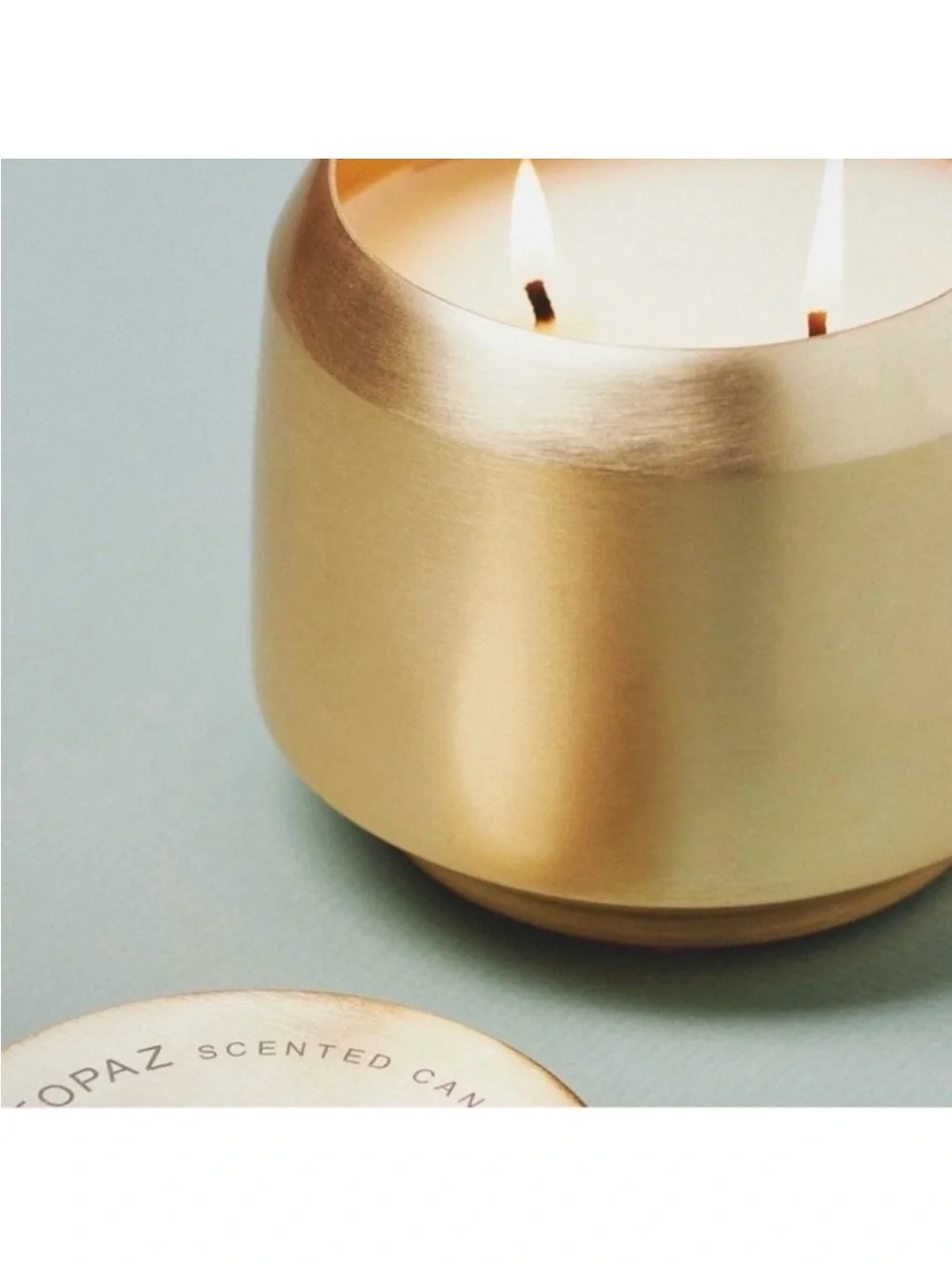 NWT Anthropologie The Gather Candle Ambered Topaz/ Medium